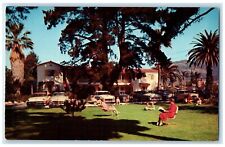 c1950's Pine Crest Lodge Cars Santa Barbara California CA Vintage Postcard picture