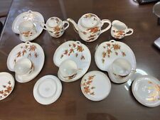 Vintage Koshida Eggshell Tea Luncheon Plates Set 17 pieces Mint Condition picture