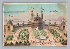 Exposition Univ de Paris 1878 Trocadero Vintage Trade Card picture