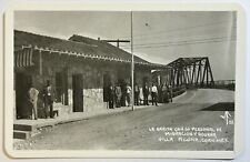 Villa Acuña Mexico Vintage Black & White Postcard, Unposted Card picture