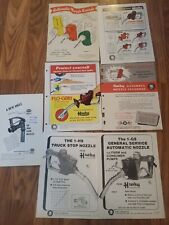 7 ~ Husky Emco Gas Pump Handle Service Station Advertising Brochures  picture