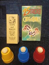 Adams Cup & Balls Vintage Mint Box & 25 Amazing Trick VHS Tape Magic Trick picture