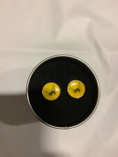 The Green Hornet TV Series Collector Dark Chrome Cufflink Set In Tin yellow picture