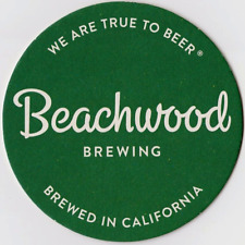 Beachwood Brewing  Citraholic Beer Coaster Long Beach CA picture