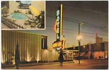 War-Lou Motel Louisiana New Orleans Multiview 1960s Chrome Unposted Postcard picture