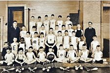1919-1920 YMCA Team Vintage Sports Photograph Children Basketball picture