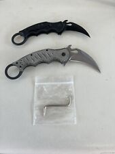 Fox Knives , 599, And 479 karambit Knife Lot, Italy picture