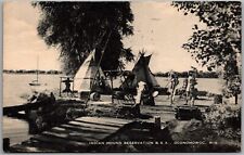 Postcard Indian Mound Reservation; B.S.A.; Oconomowoc, Wisconsin; TeePee Gf picture
