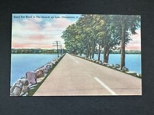 Sand Bar Road To The Islands On Lake Champlain Vermont Vintage Postcard R46 picture