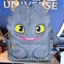 Universal Studios Loungefly How To Train Your Dragon Toothless Mini Backpack picture