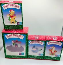 1999 Hallmark Merry Miniatures Disney Pooh Complete Set of 4 in Box EUC picture