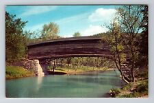 Covington VA-Virginia, Scenic Humpback Bridge, Highway 60, Vintage Postcard picture