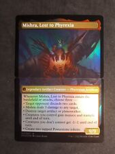 Mishra Lost to Phyrexia FOIL: Mishra Claimed Gix Phyrexian Dragon Engine MELTED picture