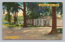 Postcard Tallahassee Motor Hotel Florida c1959 A Typical Cottage picture