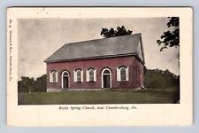 Chambersburg PA-Pennsylvania, Rocky Spring Church, Antique, Vintage Postcard picture
