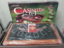 VTG Harvard 6-1 Casino Games Set BlackJack Craps Roulette Baccarat Poker Table picture