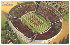 New Orleans Louisiana c1940's Sugar Bowl, Tulane Stadium, Football, aerial view picture