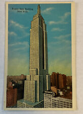 Vintage Postcard Empire State Building NYC New York Unposted picture