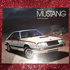 1980 FORD MUSTANG BIG DLX COLOR BROCHURE 20-pgs COBRA Mustang Ghia XLNT+ picture