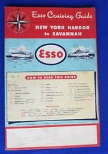 Vintage 1958 Esso Cruising Guide: New York Harbor to Savannah EXC+++ picture