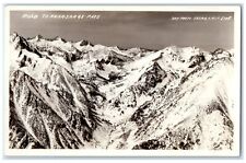 Bird's Eye View Road To Kearsarge Pass Selma California CA RPPC Photo Postcard picture