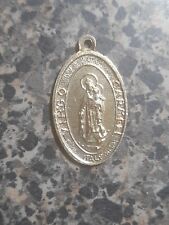 Vintage Virgo Carmeli Cor Jesu Our Lady Mt Carmel Jesus Lightweight Medal Italy  picture