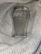 Vintage Coca Cola Coke Glass - Mini Green 4.5