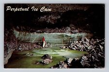 Grants NM-New Mexico, Perpetual Ice Cave, Antique, Vintage c1974 Postcard picture