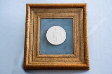 19th Century Framed Plaster Cast of Medal Napoleon Bonaparte Waterloo France picture