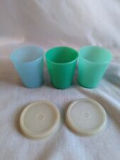 Set Of 3 Vintage Tupperware Midget Containers 70s With Two Lids 101 Dirty Odor  picture