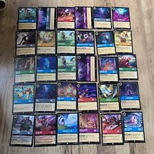 Disney Lorcana Bundle With One Rare And One Super Rare Cards Card Deck Building  picture