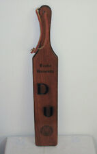 Vintage Drake University Fraternity Wood Paddle a Tradition Veritas 1881 picture