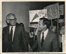1970 Press Photo Barry Goldwater and Bill Archer, Texas - hcb01818 picture