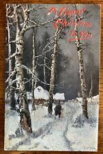Tuck’s Oilette Postcard #6821- A Happy Christmas To You - Wooodland Walks picture