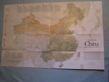 CHINA MAP + THE FORBIDDEN CITY National Geographic May 2008 picture