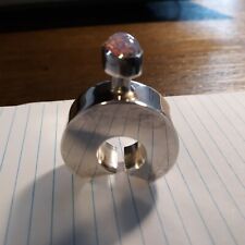 Vintage Sterling Silver Jeweled Perfume Bottle  picture