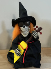 Forebest WITCH SKELETON Broom Guitar Halloween Dancing Singing Mama Boo Boo picture