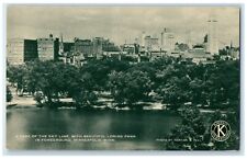 1910 Part Sky Line Loring Park Foreground Minneapolis Minnesota Vintage Postcard picture