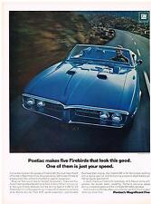 Vintage 1967 Magazine Ad Pontiac Magnificent Five Firebird 400 Is #1 of Fab Five picture