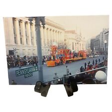 Vintage Pennsylvania Avenue train float Independence Day parade picture