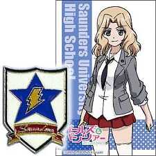 Mr./Ms. University High School Emblem Girls und Panzer Metal Magnet picture