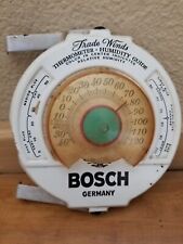 Vintage Metal Trade Winds Thermometer Humidity Guide Eagle Bosch 5