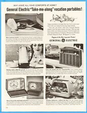 1960 General Electric Bridgeport CT Portable Iron Coffee Maker Grill Radio Ad picture