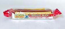 Vintage 1985 Swell DOGGIE MAN Hot Dog Bubble Gum 5.5” SEALED candy container picture