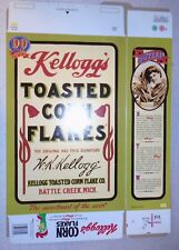 Kellogg's Corn Flakes 18 oz. Cereal Box 90 Year Collector Pack w/1910 Front picture