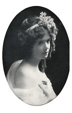 BEAUTIFUL EARLY MODEL/ACTRESS.VTG 1906 REAL PHOTO POSTCARD*A29 picture