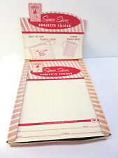 Vintage Nifty Brand  Space Saver Folder 1959 Display W/ Folders. picture
