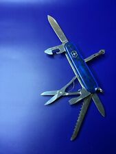 Victorinox Huntsman Swiss Army Knife Blue Translucent picture