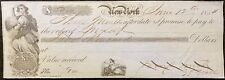 1854 **NEW YORK** $5000 PROMISSORY NOTE+(BEAUTIFUL GRAPHIC) VIGNETTES  SCARCE picture