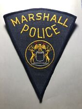 Marshall Michigan Police Patch ~ RARE ~ Vintage picture